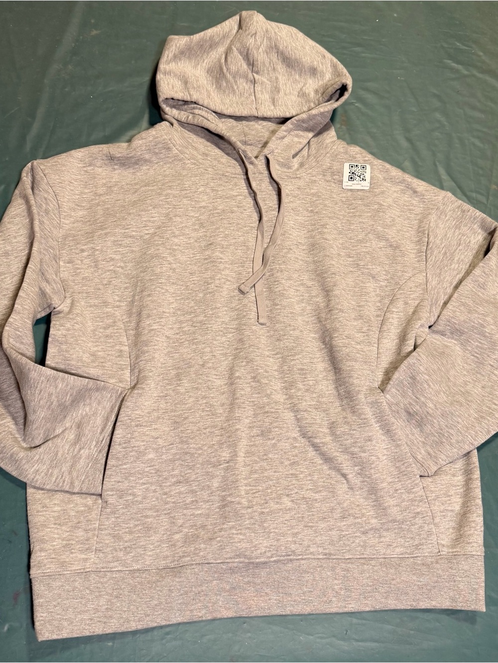 Unisex, Super Soft, Fleece, Lightweight Gray Hooded Sweatshirt